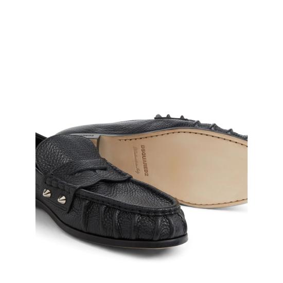 25SS 디스퀘어드2 로퍼 LOM0039 25108320 2124 BLACK - DSQUARED2