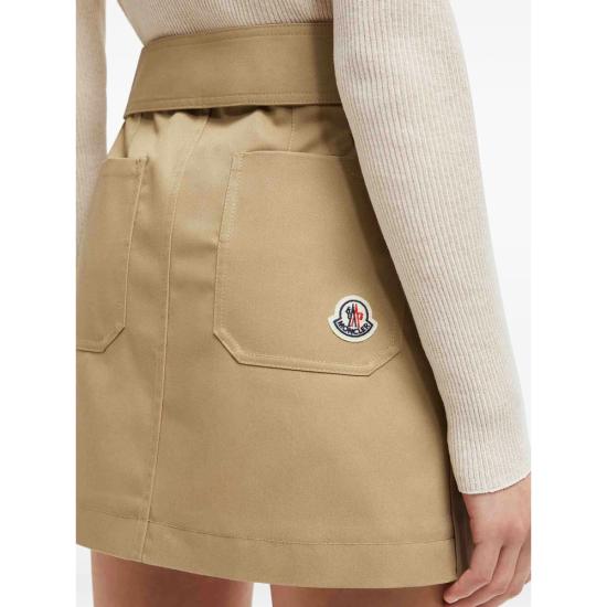 25SS 몽클레어 미디 스커트 54A36 2D000 10 235 NEUTRALS - MONCLER