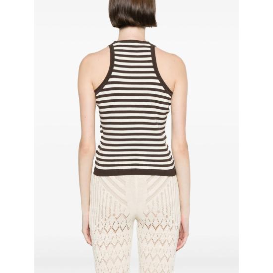 25SS 막스마라 민소매 티셔츠 ARNES 111 010 BROWN NEUTRALS - MAX MARA