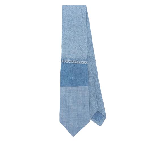 25SS 이엘브이 데님 넥타이 DENIM TIE MDBLU BLUE