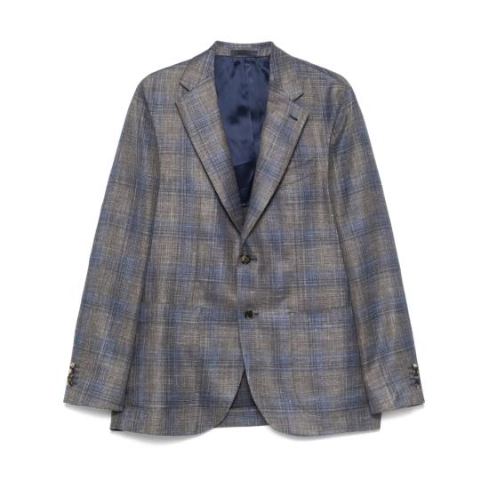 25SS 카루소 수트 자켓 509586 M2 0550 BLUE BROWN