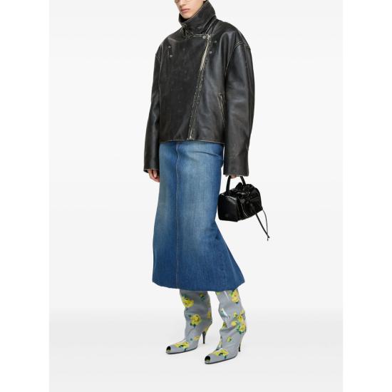 25SS 아크네 스튜디오 가죽 자켓 A70183 BLACK - ACNE STUDIOS