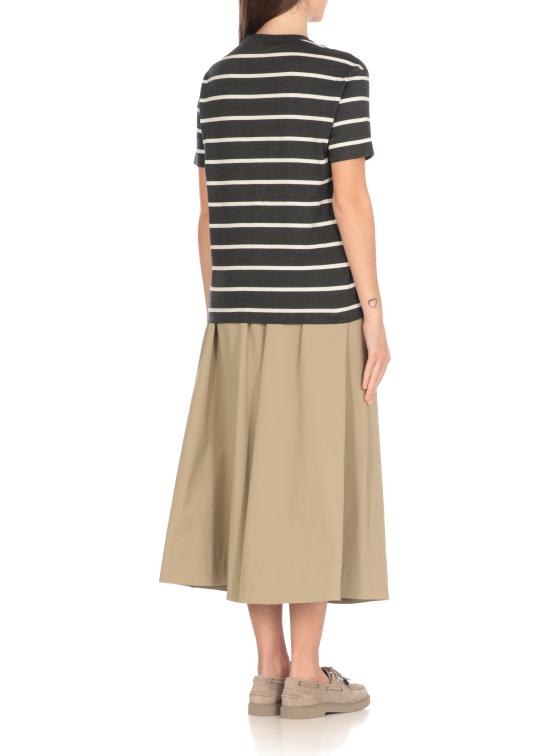 25SS 브루넬로 쿠치넬리 반팔 티셔츠 ML908HD400 C7049 Grey - BRUNELLO CUCINELLI