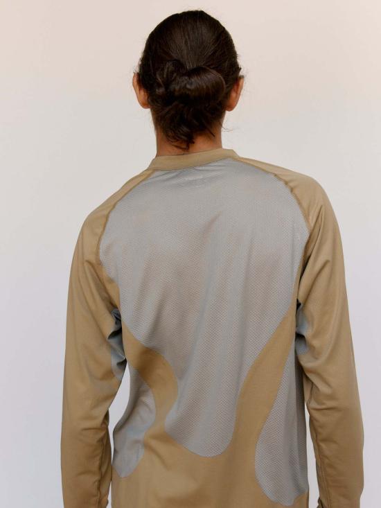  새티스파이 긴팔 티셔츠 Satisfy Aura Lite Tech 롱 티 아미 그린 - SATISFY