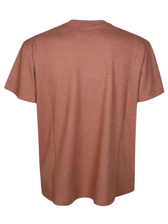 25SS 아마란토 반팔 티셔츠 B6D0075 38M VINO ROSSO - AMARANTO