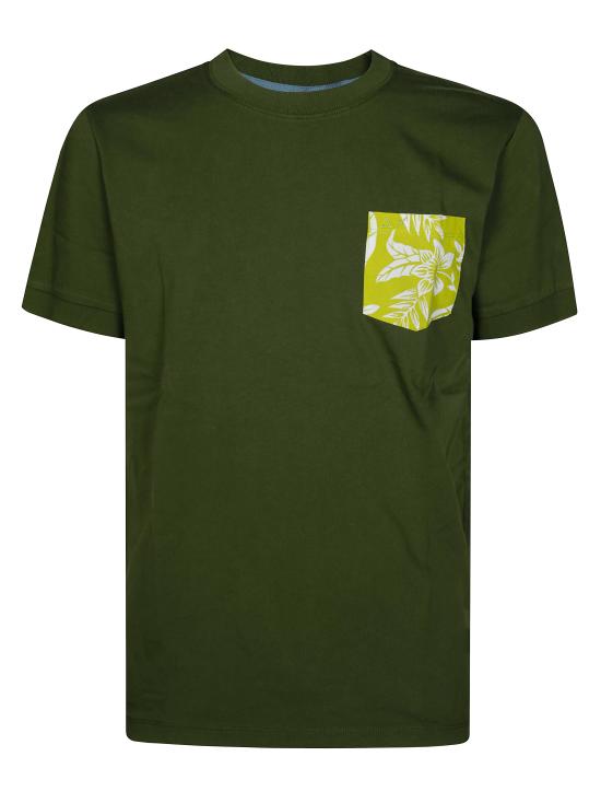 25SS 썬 68 반팔 티셔츠 T35103 37 VERDE SCURO