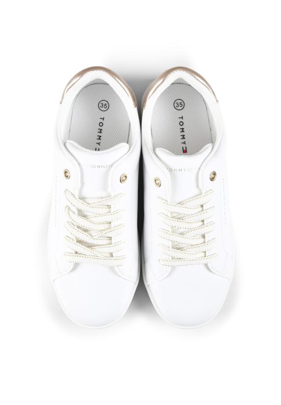 25SS [키즈] 타미힐피거 스니커즈 T3A9 33736 1355X068 WHITE - TOMMY HILFIGER