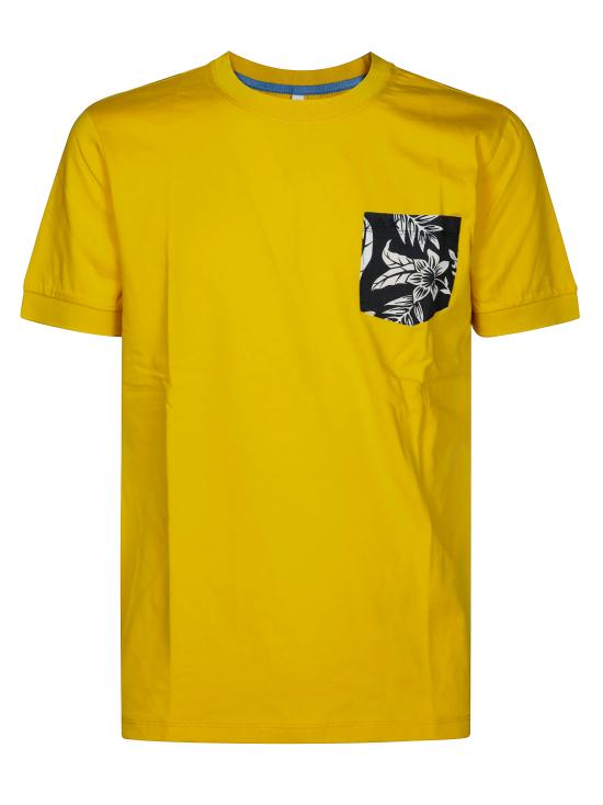 25SS 썬 68 반팔 티셔츠 T35103 23 GIALLO