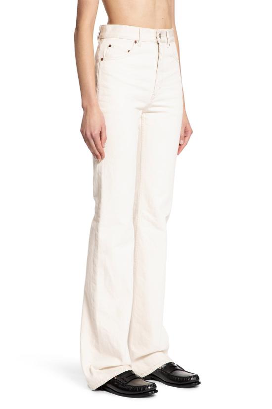  생로랑 팬츠 823599Y30UA9100 Off white - SAINT LAURENT