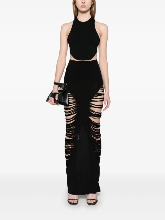 25SS 릭 오웬스 숏 스커트 RO01E7679KGRIDM 09 Black - RICK OWENS