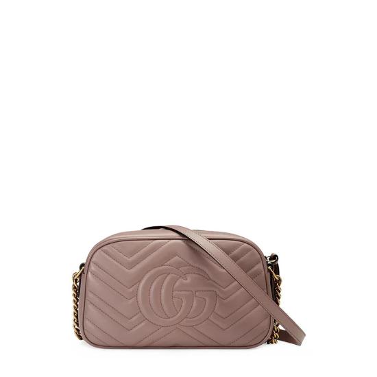 25FW 구찌 GG 마몽 마틀라세 스몰 체인 숄더백 447632DTD1T 5729 - GUCCI