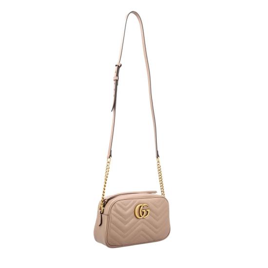 25FW 구찌 GG 마몽 마틀라세 스몰 체인 숄더백 447632DTD1T 5729 - GUCCI