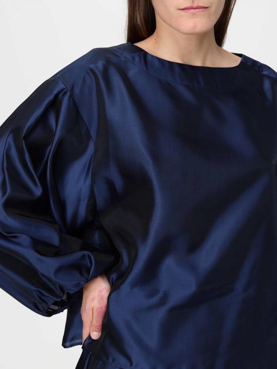 25SS 엠포리오 아르마니 블라우스 EW001430AF16041 UB096 blu - EMPORIO ARMANI