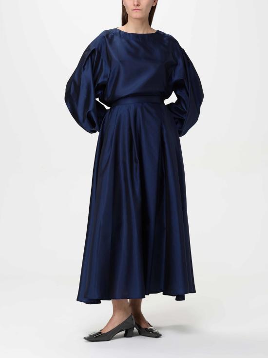 25SS 엠포리오 아르마니 블라우스 EW001430AF16041 UB096 blu - EMPORIO ARMANI