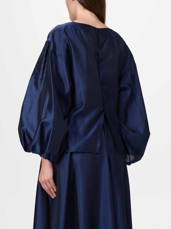 25SS 엠포리오 아르마니 블라우스 EW001430AF16041 UB096 blu - EMPORIO ARMANI