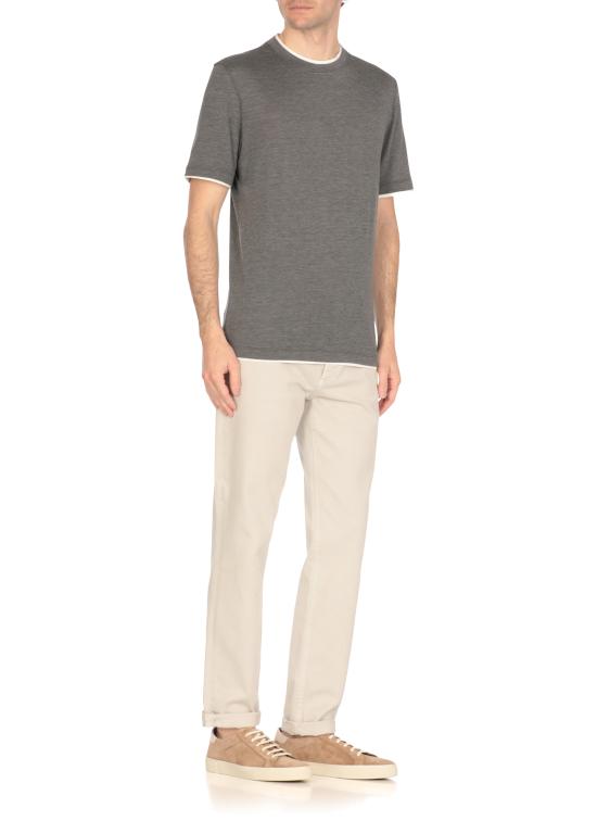 25SS 브루넬로 쿠치넬리 스웨터 MD8217427 CWD40 Grey - BRUNELLO CUCINELLI