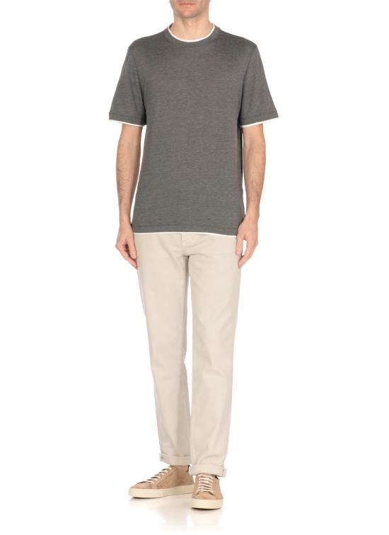 25SS 브루넬로 쿠치넬리 스웨터 MD8217427 CWD40 Grey - BRUNELLO CUCINELLI