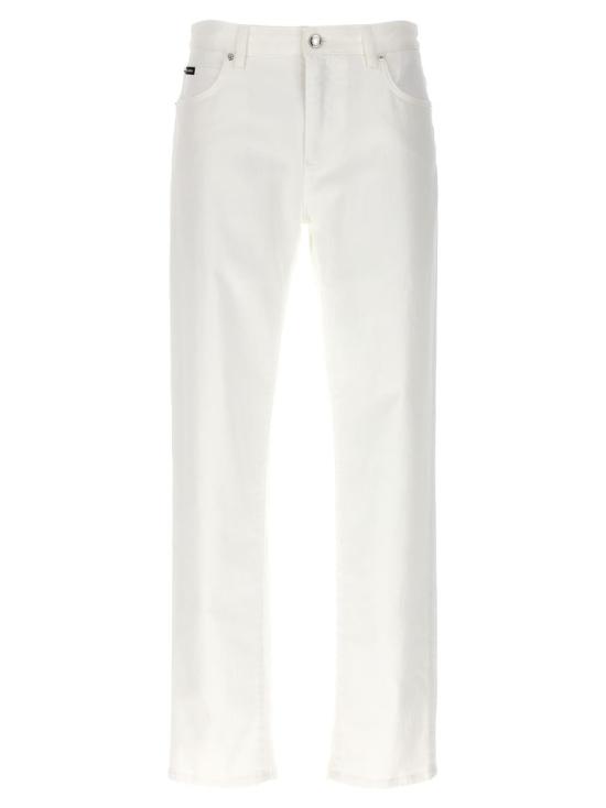  돌체앤가바나 데님 팬츠 FTCS0DG8IB7S9001 WHITE