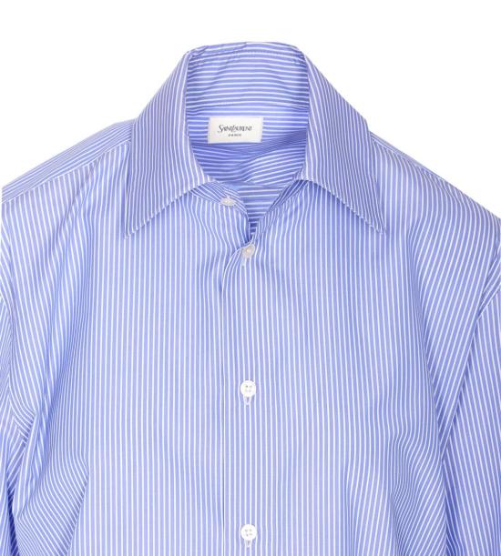 25SS 생로랑 셔츠 818606Y4K474783 BLUE - SAINT LAURENT