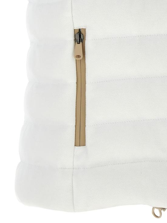  브루넬로 쿠치넬리 베스트 MG9277778C7220 WHITE - BRUNELLO CUCINELLI