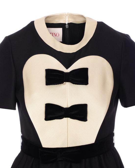 25SS 발렌티노 가라바니 숏 원피스 VADH51CFAUY Black - VALENTINO GARAVANI