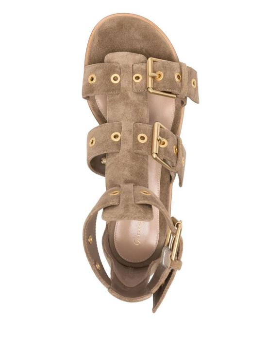 25SS 지안비토로시 샌들 G61757 05CUO SUE BROWN - GIANVITO ROSSI