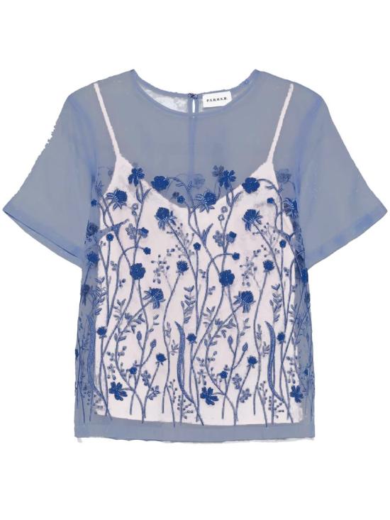 25SS 파로쉬 반팔 티셔츠 D313077SORGENTE 012 BLU BLUE