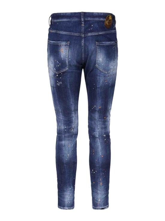  디스퀘어드2 스트레이트 팬츠 S71LB1364S30872470 Blue - DSQUARED2