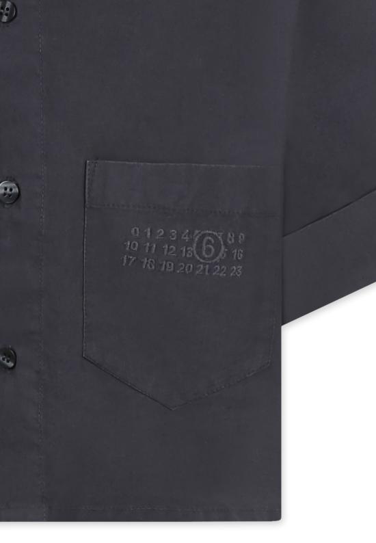 25SS [키즈] MM6 메종마르지엘라 셔츠 M60511 MM04T MM6C17U M6904 GREY - MM6 MAISON MARGIELA