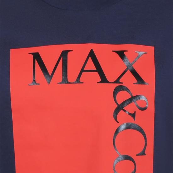 25SS [키즈] 막스앤코 티셔츠 MX0005 MX057 MAXT1F MX80B BLUE - MAX & CO.