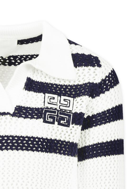 25SS [키즈] 지방시 폴로 셔츠 H30810 Z40 WHITE - GIVENCHY