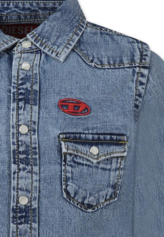 25SS [키즈] 디젤 탑 J00760 KXBNH K01 DENIM - DIESEL