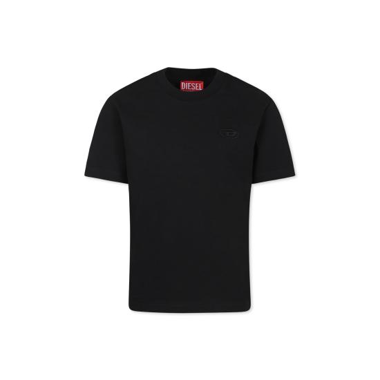 26SS [키즈] 디젤 티셔츠 J02276 0HGAM K900 BLACK - DIESEL