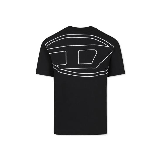 26SS [키즈] 디젤 티셔츠 J02276 0HGAM K900 BLACK