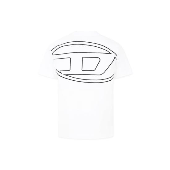 26SS [키즈] 디젤 티셔츠 J02276 0HGAM K100 WHITE