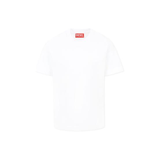26SS [키즈] 디젤 티셔츠 J02276 0HGAM K100 WHITE - DIESEL