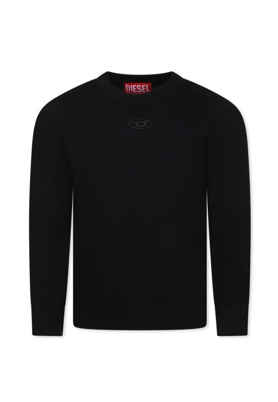 25SS [키즈] 디젤 트레이닝 상의 J02277 KRLAXU K900 BLACK