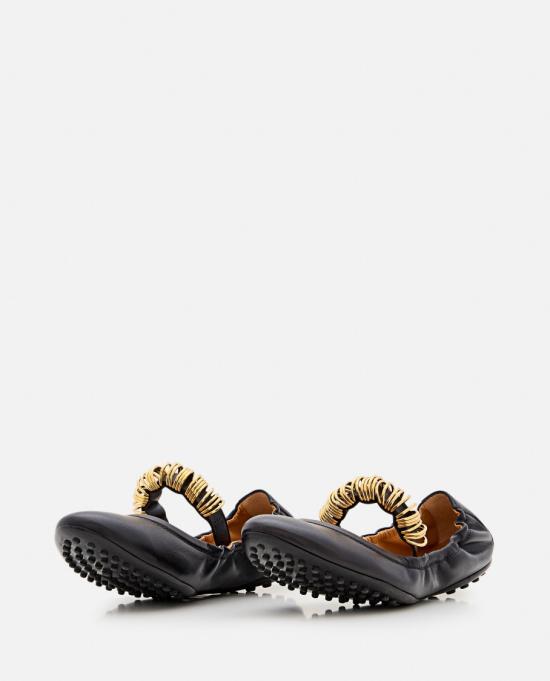 25SS 토즈 플랫 슈즈 XXW0HI0JJ10U1OB999 Black - TODS