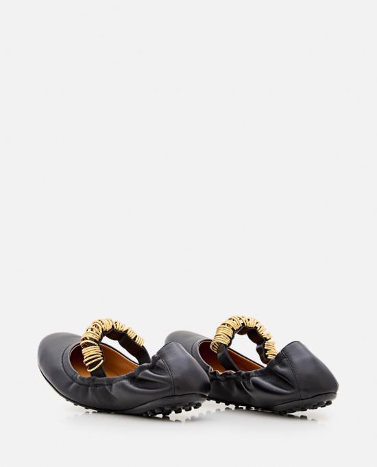 25SS 토즈 플랫 슈즈 XXW0HI0JJ10U1OB999 Black - TODS