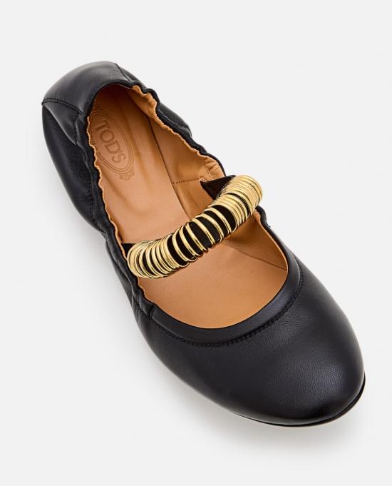 25SS 토즈 플랫 슈즈 XXW0HI0JJ10U1OB999 Black - TODS