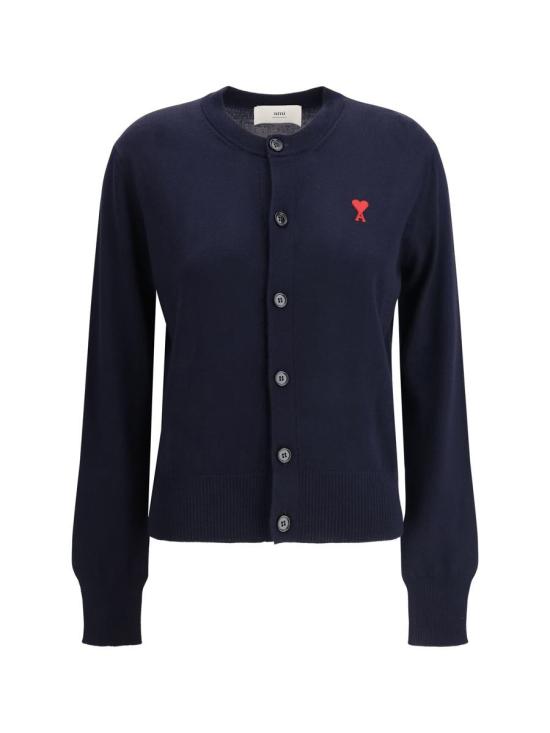 25SS 아미 가디건 FKC211KN0025430 NIGHT BLUE DOM