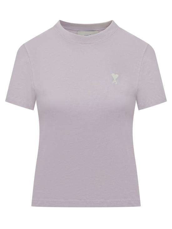 25SS 아미 반팔 티셔츠 FTS060724504 LILAC DOM