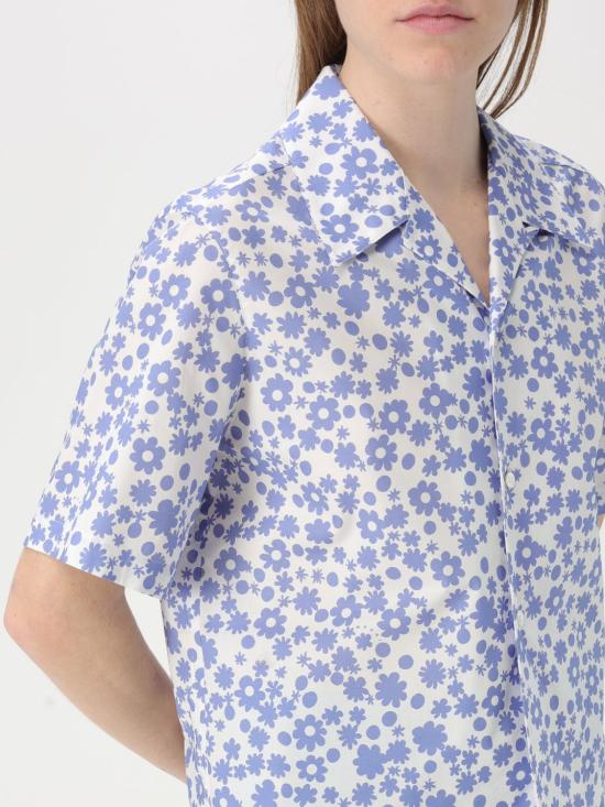 25SS 마르니 블라우스 CAMA0615S0UTC463 PFB26 Blue - MARNI