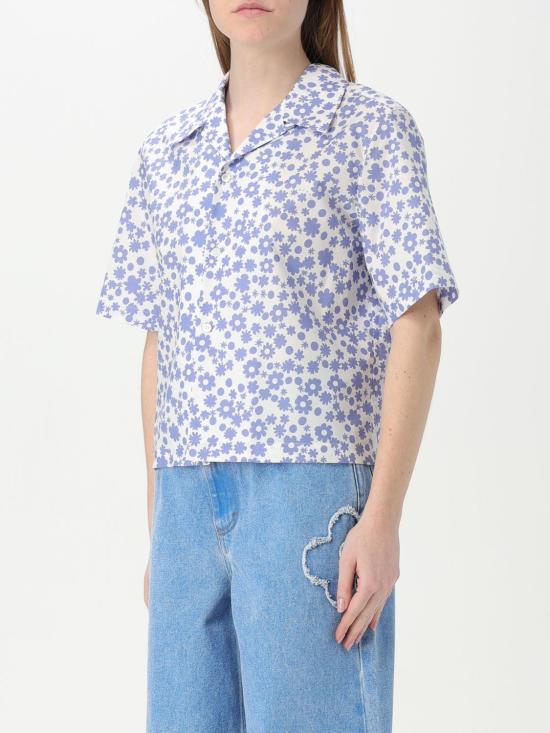 25SS 마르니 블라우스 CAMA0615S0UTC463 PFB26 Blue - MARNI