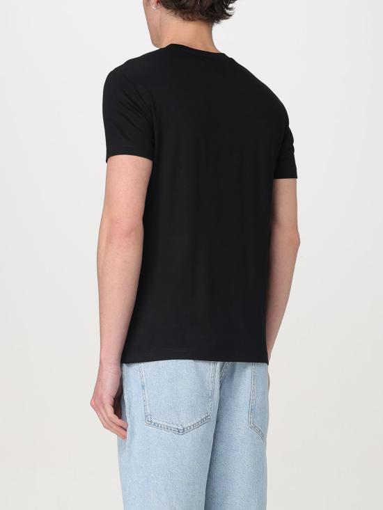 25FW 엠포리오 아르마니 반팔 티셔츠 8N1TF01JCDZ 0999 Black - EMPORIO ARMANI