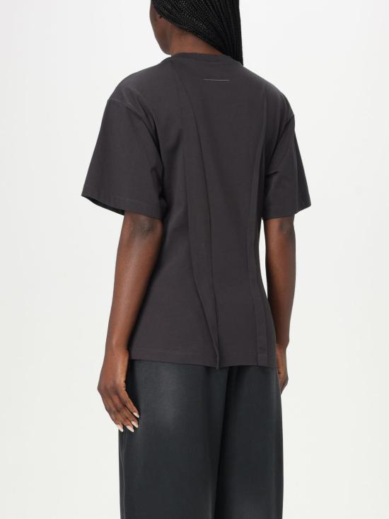 25SS MM6 메종마르지엘라 반팔 티셔츠 S52GC0328S24311 899 Black - MM6 MAISON MARGIELA