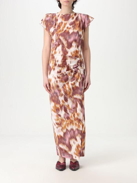 25SS 이자벨마랑에뚜왈 롱 원피스 RO0307FAC1N09E ECOE White