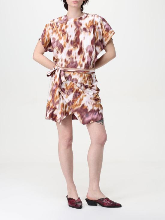 25SS 이자벨마랑에뚜왈 반팔 티셔츠 TS0144FAC1N09E ECOE White - ISABEL MARANT ETOILE