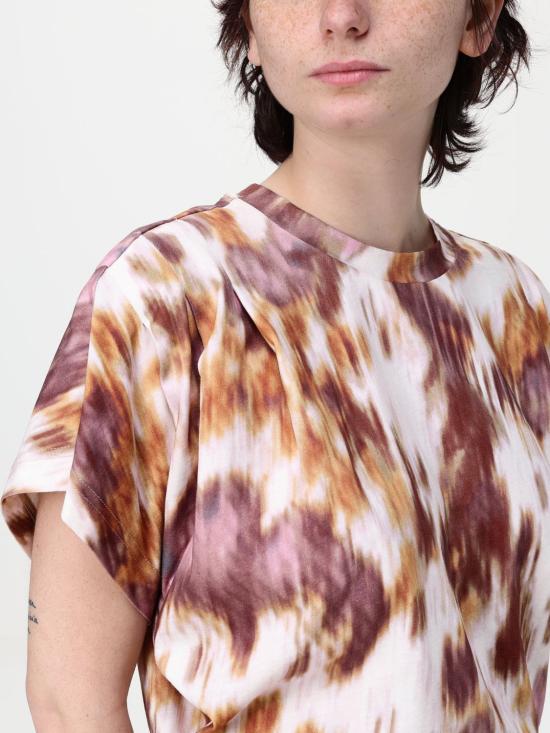 25SS 이자벨마랑에뚜왈 반팔 티셔츠 TS0144FAC1N09E ECOE White - ISABEL MARANT ETOILE