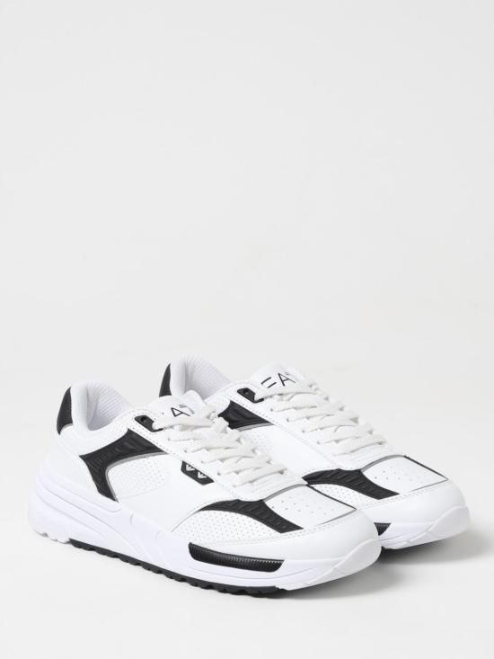 25FW 엠포리오 아르마니 스니커즈 X8X241XK435 C695 White - EMPORIO ARMANI